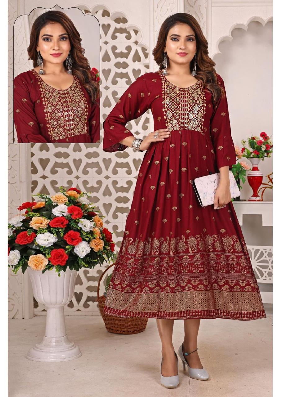 Golden Fashion Queen Vol 2 Printed Kurtis Catalog

